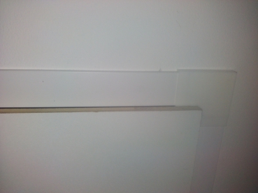Zubehör - Abdeckleiste weiß für Bodentreppen bis 110x70 cm