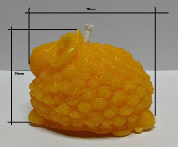 Bienenwachskerze Osterei Lamm